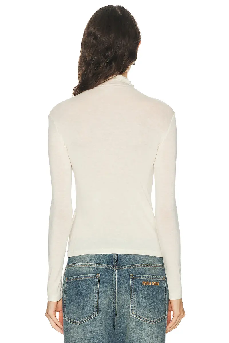 SANS FAFF Lightweight Cashmere Turtleneck Top | Thumbnail 3 SANS FAFF Lightweight Cashmere Turtleneck Top | Thumbnail 3