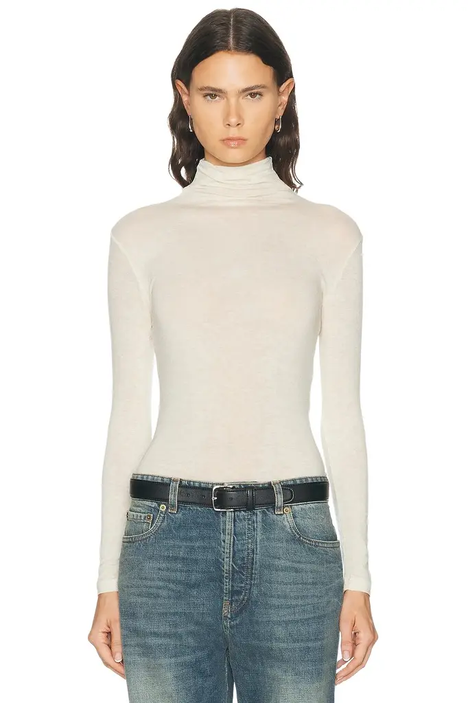 Lightweight Cashmere Turtleneck Top Lightweight Cashmere Turtleneck Top