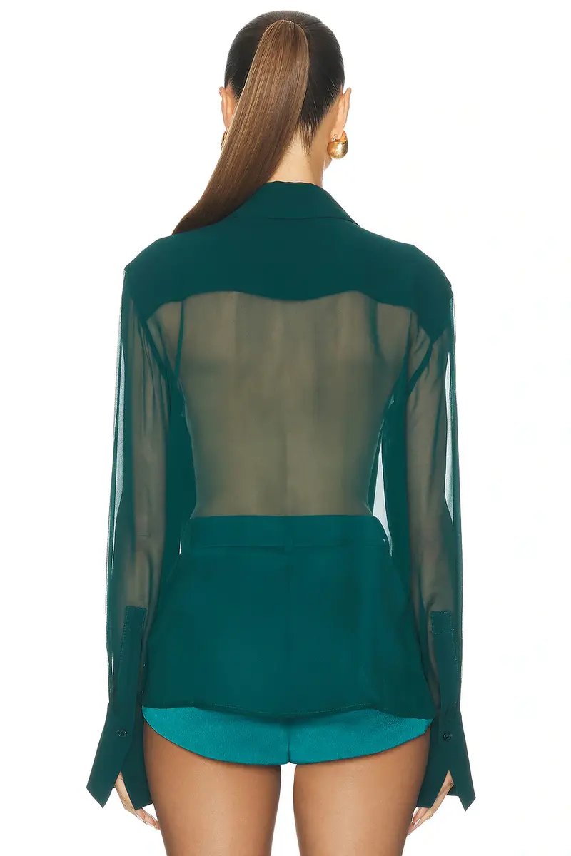 SANS FAFF Meghan Panelled Silk Blouse | Thumbnail 3 SANS FAFF Meghan Panelled Silk Blouse | Thumbnail 3