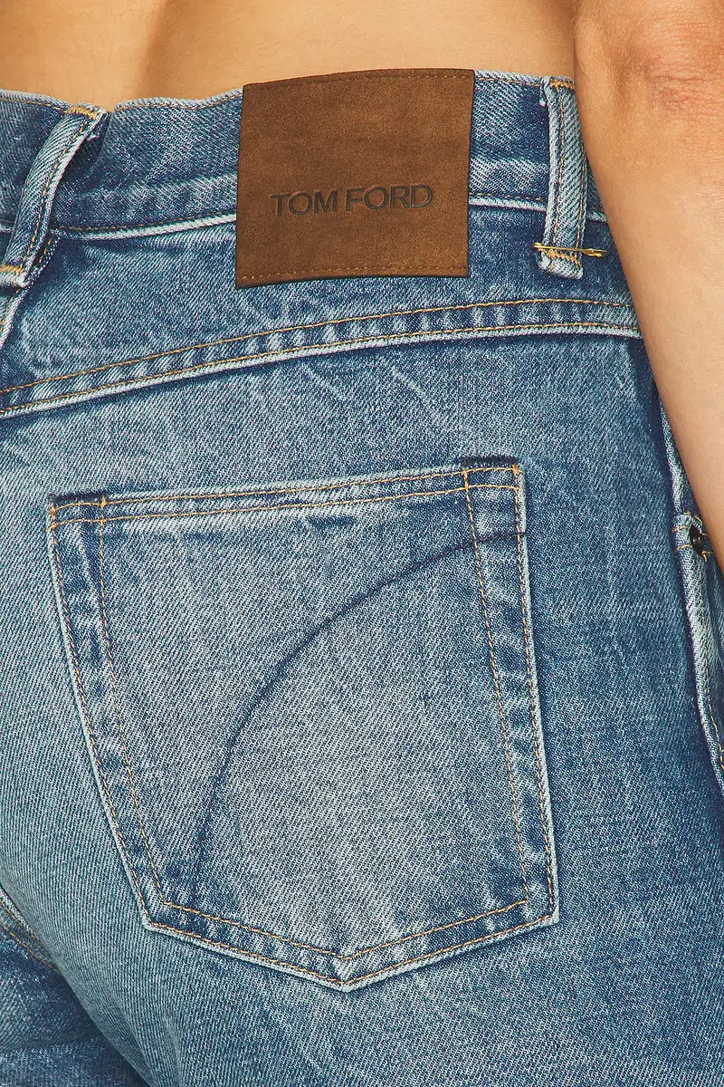 Tom Ford Stonewashed Denim Melanie Straight Leg | Thumbnail 6 Tom Ford Stonewashed Denim Melanie Straight Leg | Thumbnail 6