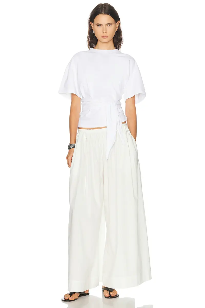 St. Agni Cotton Hybrid Wide Leg Pant | Thumbnail 6 St. Agni Cotton Hybrid Wide Leg Pant | Thumbnail 6