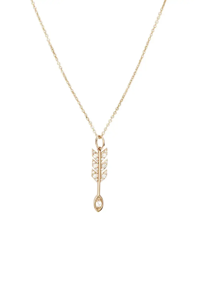 Sydney Evan Marquise Arrow Charm Necklace | Thumbnail 2 Sydney Evan Marquise Arrow Charm Necklace | Thumbnail 2