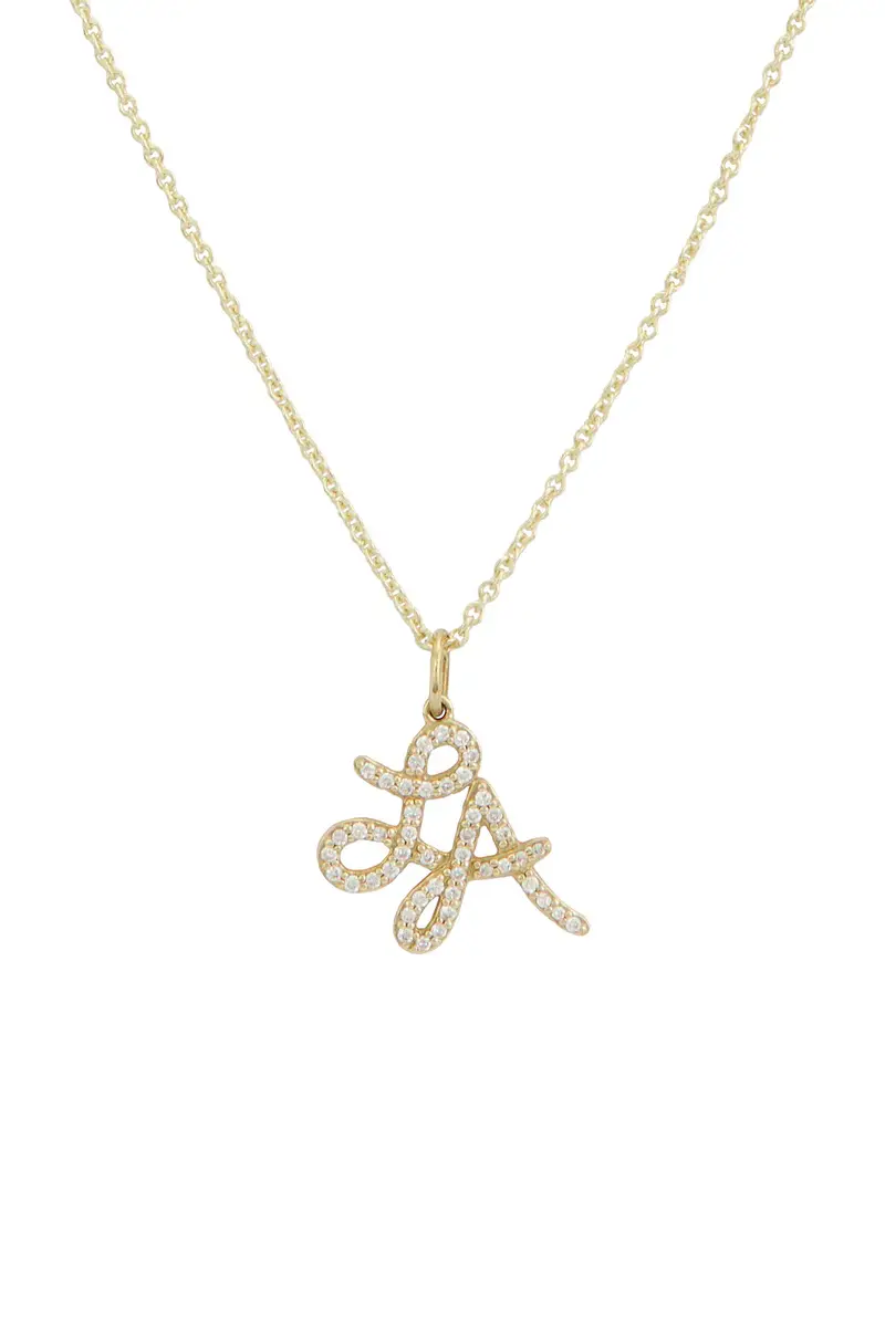 Sydney Evan LA Charm Necklace | Thumbnail 2 Sydney Evan LA Charm Necklace | Thumbnail 2