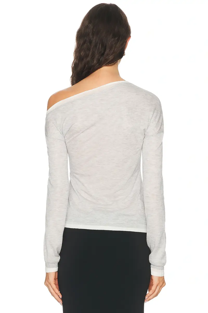 EAVES Wei Layered Assym Knit Top | Thumbnail 4