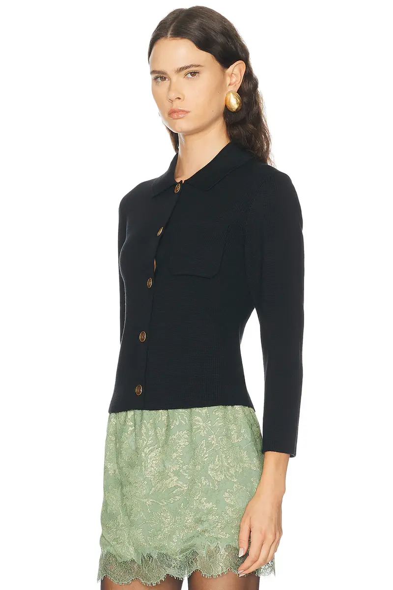 Saint Laurent Wool Cardigan | Thumbnail 2 Saint Laurent Wool Cardigan | Thumbnail 2
