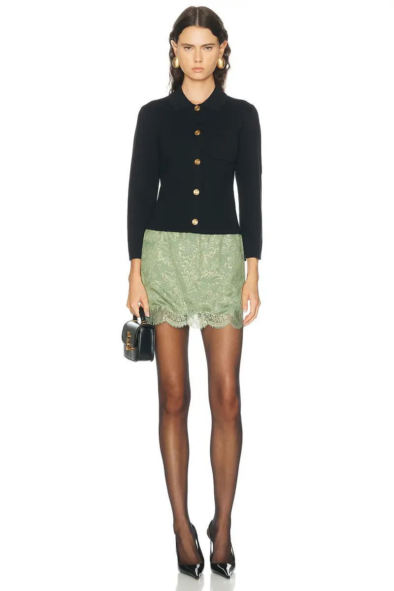 Saint Laurent Wool Cardigan | Thumbnail 4 Saint Laurent Wool Cardigan | Thumbnail 4