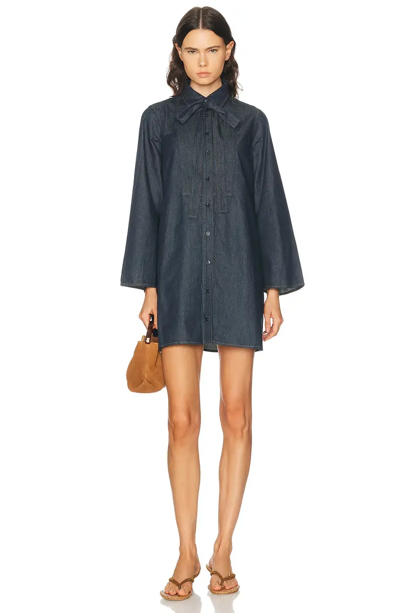 Frame The Denim Tuxedo Dress | Thumbnail 2