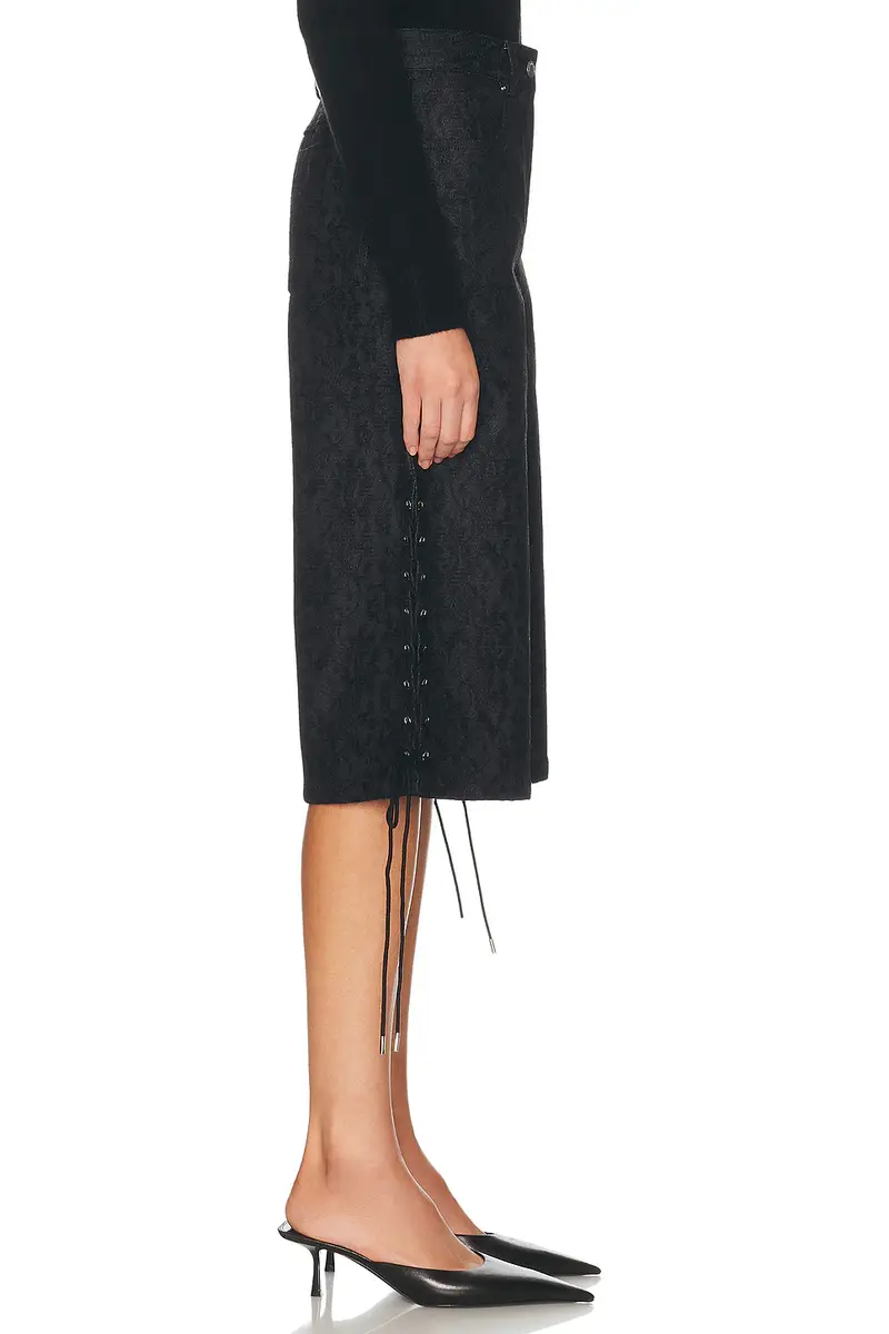 Fleur du Mal Lace Denim Culotte | Thumbnail 3