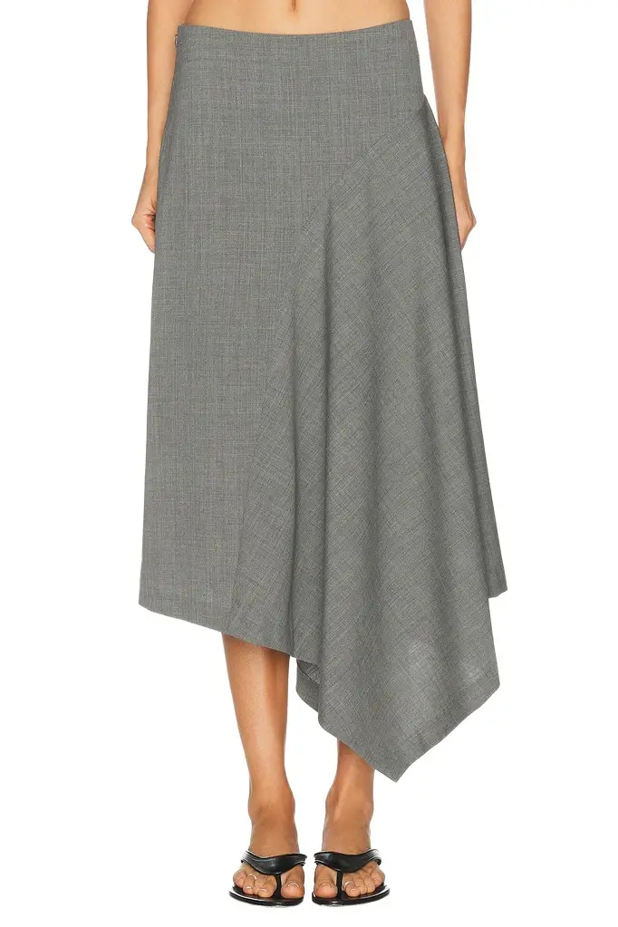 Wool Asymmetric Skirt Wool Asymmetric Skirt