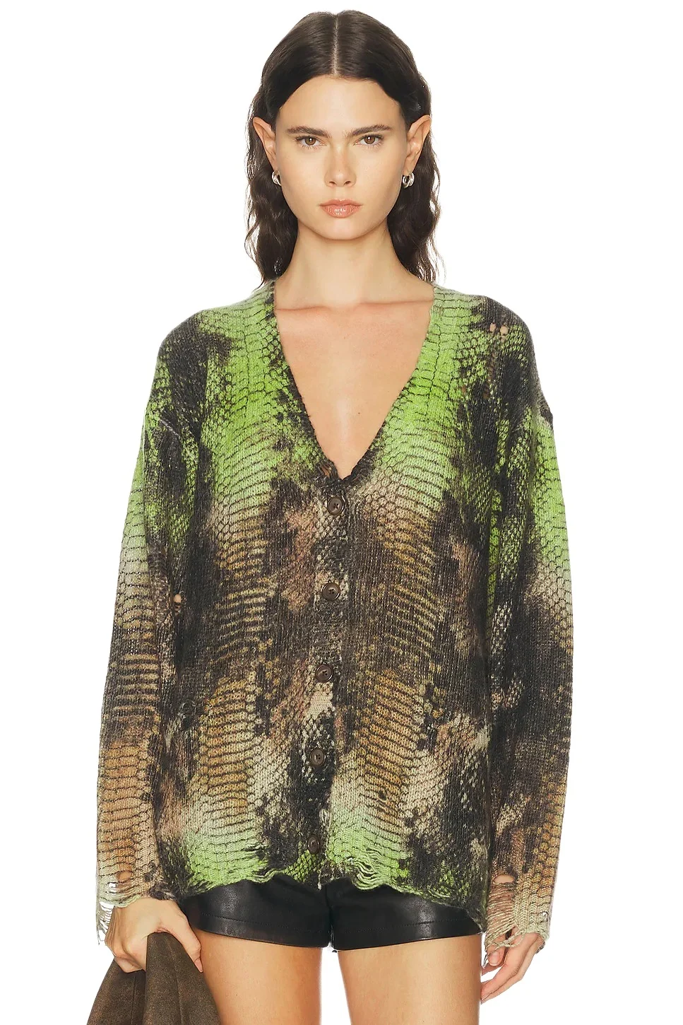 Printed Boyfriend Cardigan Printed Boyfriend Cardigan