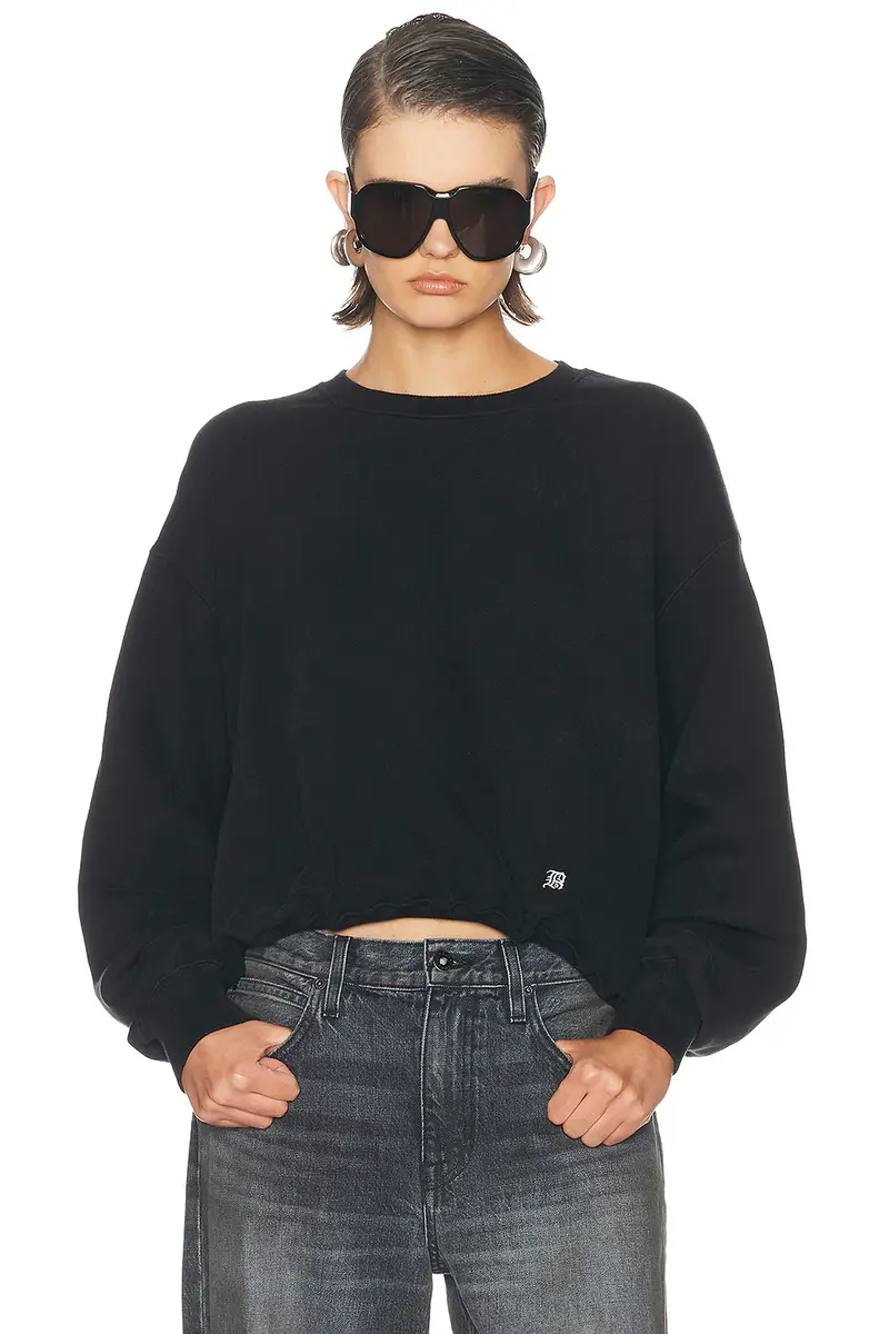 R13 New York 13 Balloon Crewneck Sweatshirt | Thumbnail 2 R13 New York 13 Balloon Crewneck Sweatshirt | Thumbnail 2