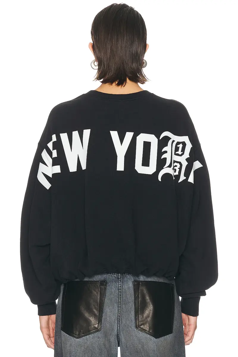 R13 New York 13 Balloon Crewneck Sweatshirt | Thumbnail 4 R13 New York 13 Balloon Crewneck Sweatshirt | Thumbnail 4