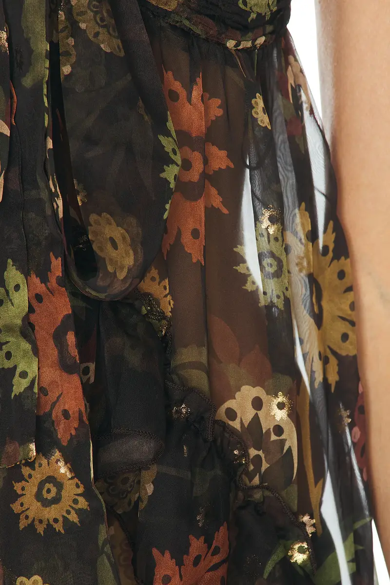 SIEDRÉS Josiane Sheer Ruffled Maxi Dress | Thumbnail 4 SIEDRÉS Josiane Sheer Ruffled Maxi Dress | Thumbnail 4