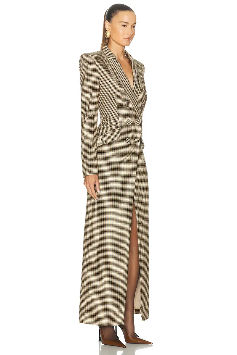 SANS FAFF Check Amberly Evening Blazer Dress | Thumbnail 2 SANS FAFF Check Amberly Evening Blazer Dress | Thumbnail 2