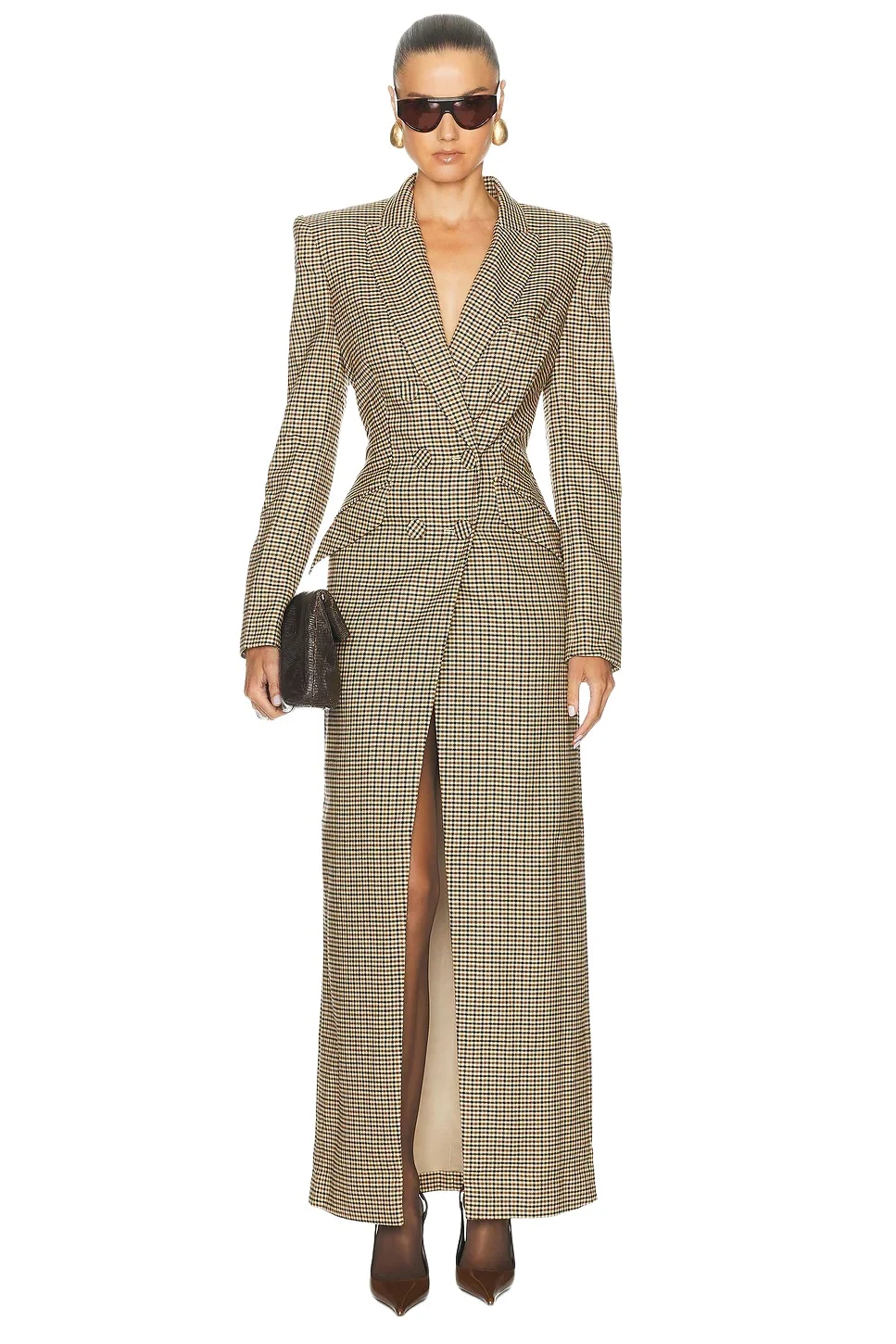 SANS FAFF Check Amberly Evening Blazer Dress