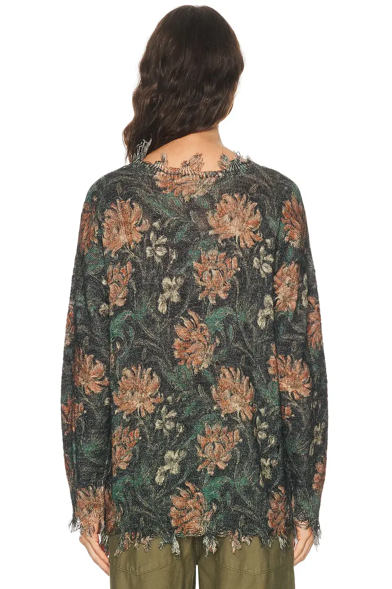 R13 Distressed Edge Crewneck Sweater | Thumbnail 3 R13 Distressed Edge Crewneck Sweater | Thumbnail 3