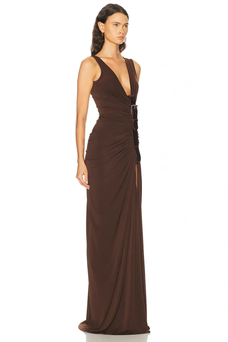 Sid Neigum Gathered Belt Dress | Thumbnail 2 Sid Neigum Gathered Belt Dress | Thumbnail 2