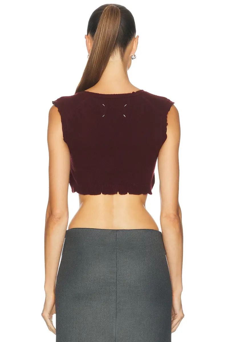 Maison Margiela Lived-In Knitwear Top | Thumbnail 3