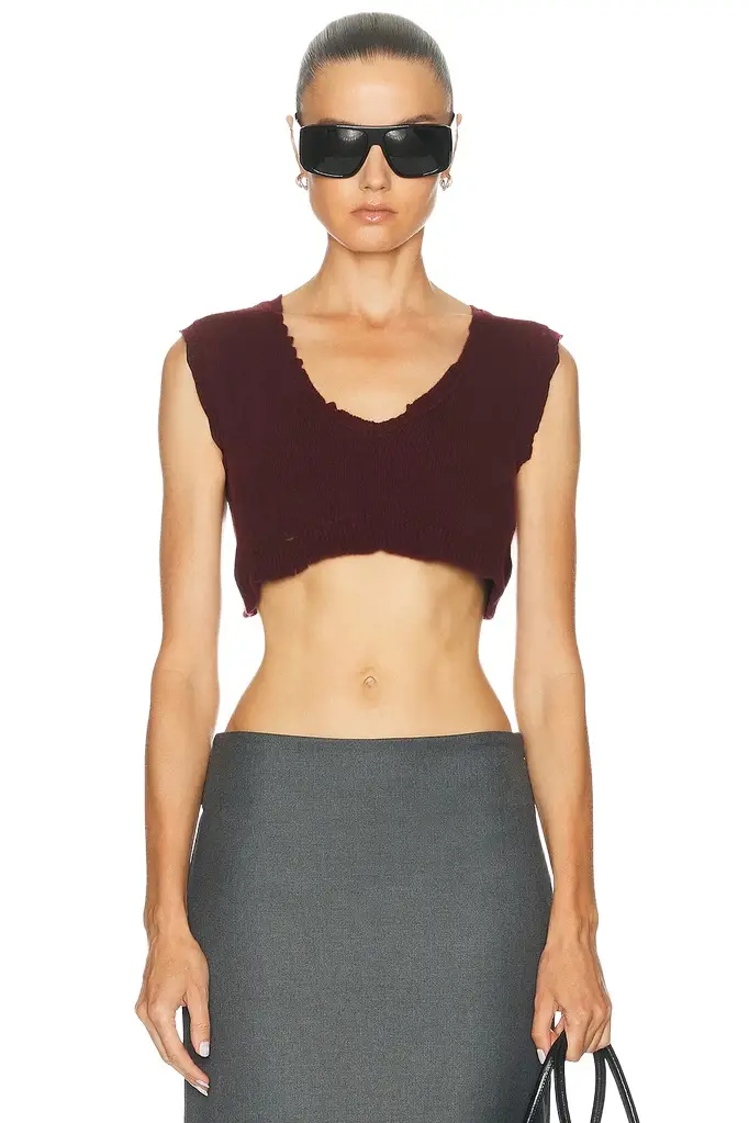Maison Margiela Lived-In Knitwear Top