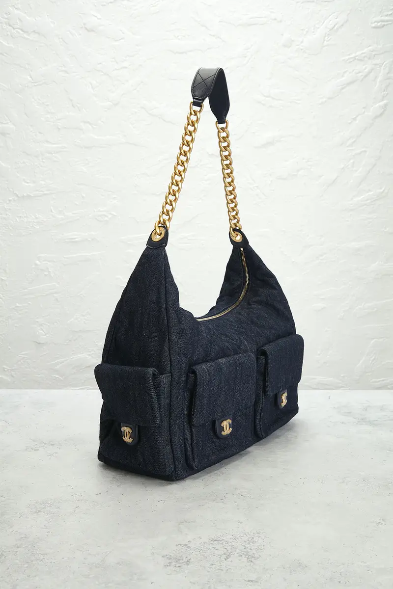 Chanel Chanel Denim Trendy Large Pockets Hobo Bag | Thumbnail 4 Chanel Chanel Denim Trendy Large Pockets Hobo Bag | Thumbnail 4