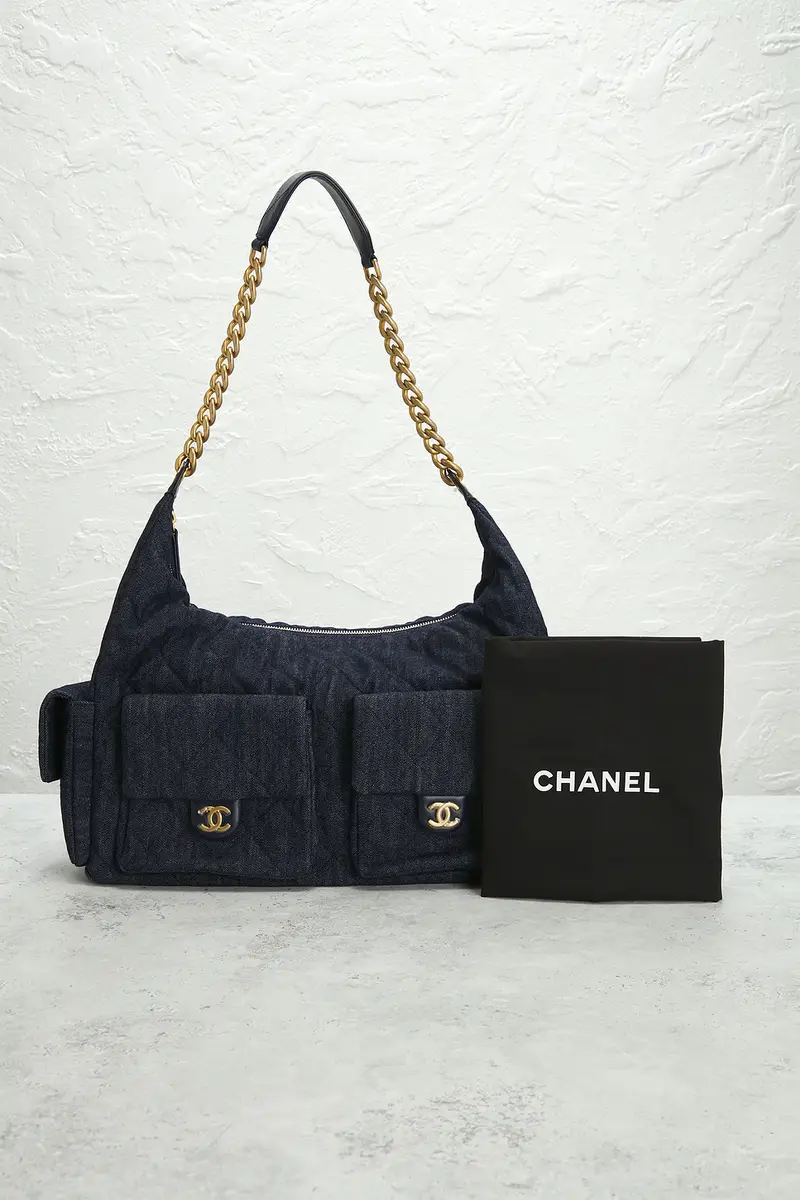 Chanel Chanel Denim Trendy Large Pockets Hobo Bag | Thumbnail 9 Chanel Chanel Denim Trendy Large Pockets Hobo Bag | Thumbnail 9