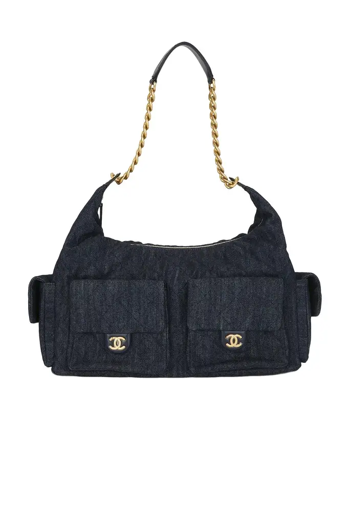 Chanel Chanel Denim Trendy Large Pockets Hobo Bag