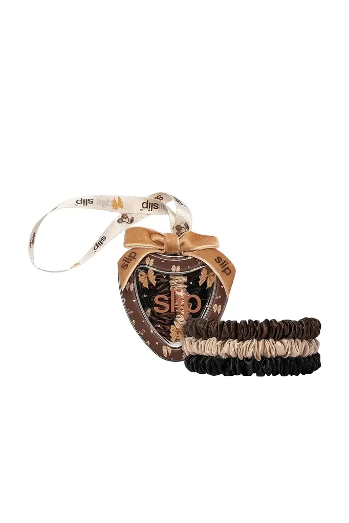 Slip Pure Silk Skinny Scrunchie Ornament
