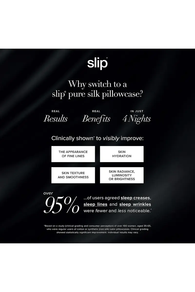 Slip Pure Silk Queen Pillowcase | Thumbnail 4 Slip Pure Silk Queen Pillowcase | Thumbnail 4