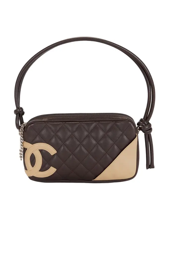 Chanel Chanel Calfskin Cambon Pochette Shoulder Bag