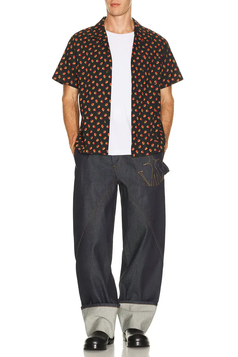 JW Anderson Short Sleeve Camp Collar Shirt | Thumbnail 3 JW Anderson Short Sleeve Camp Collar Shirt | Thumbnail 3