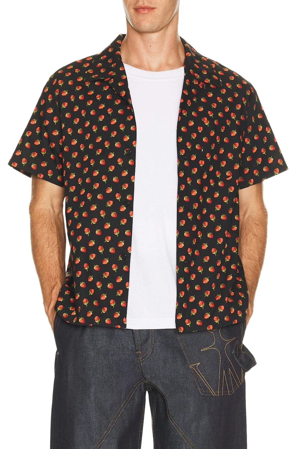 JW Anderson Short Sleeve Camp Collar Shirt