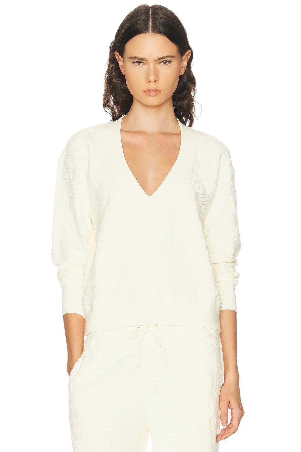 Negative Underwear Waffle Knit Deep V
