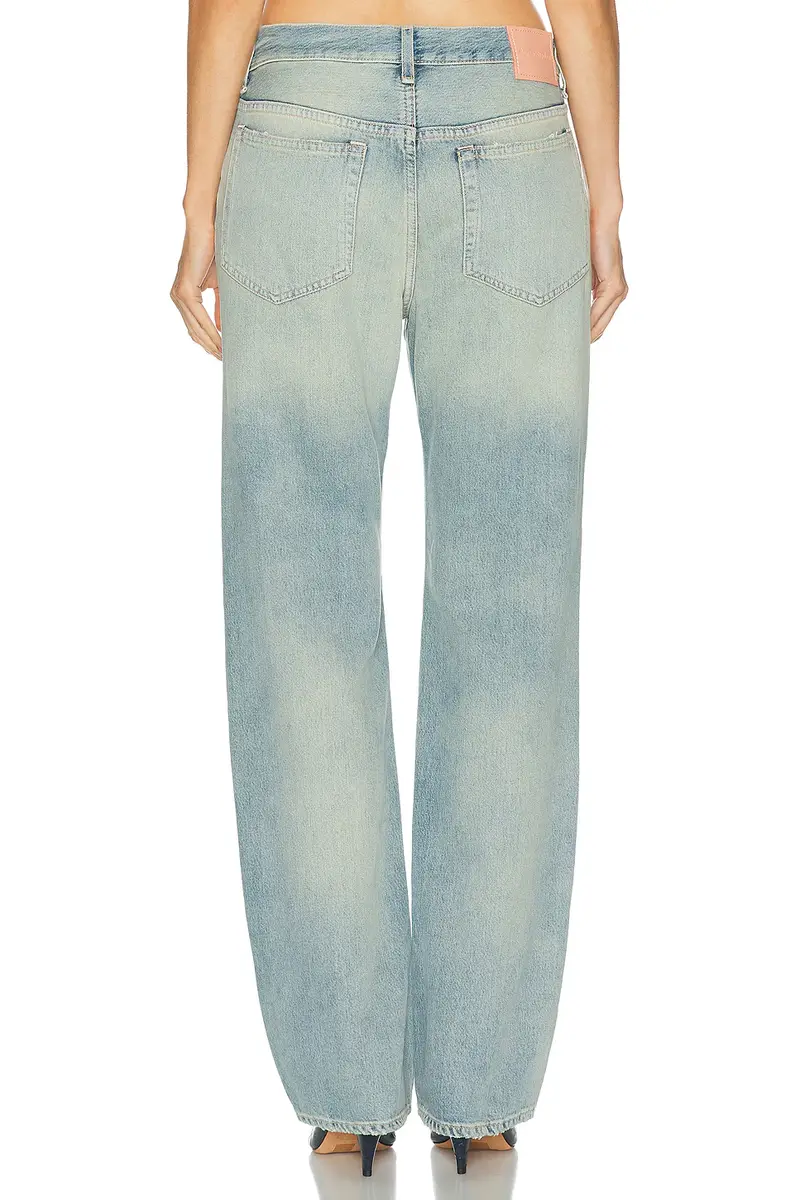 Acne Studios Pazer Suede Panel Straight Leg | Thumbnail 4 Acne Studios Pazer Suede Panel Straight Leg | Thumbnail 4