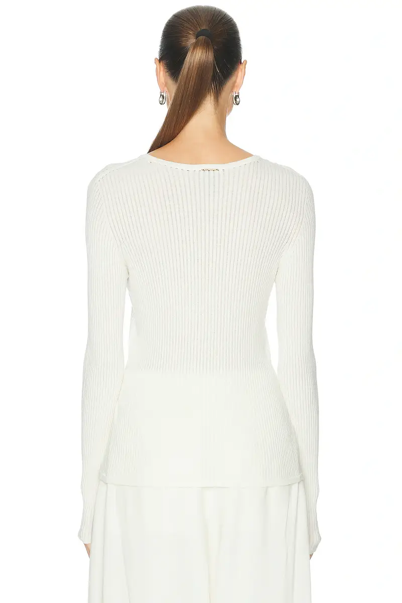 Kiki de Montparnasse Rib Knit Long Sleeve Cardigan | Thumbnail 3 Kiki de Montparnasse Rib Knit Long Sleeve Cardigan | Thumbnail 3