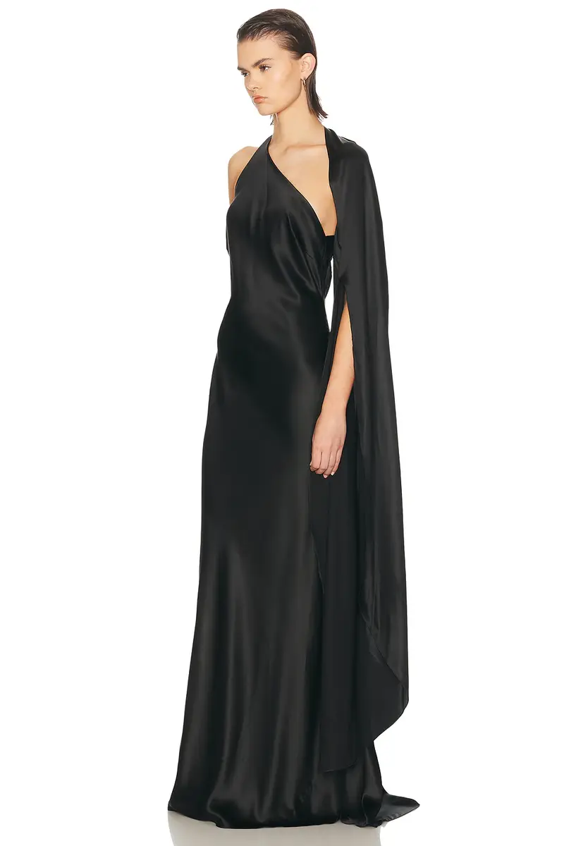 THE SEI Drape Sleeve One Shoulder Gown | Thumbnail 3 THE SEI Drape Sleeve One Shoulder Gown | Thumbnail 3