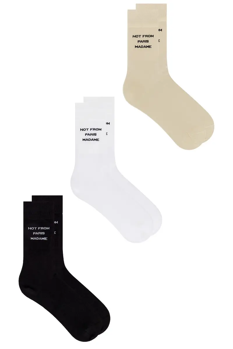Drôle de Monsieur Slogan Socks | Thumbnail 2 Drôle de Monsieur Slogan Socks | Thumbnail 2