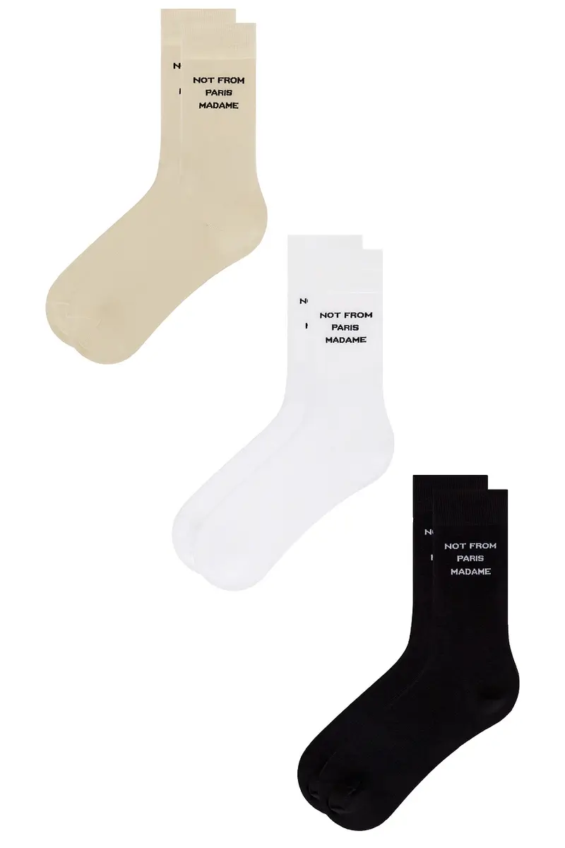 Drôle de Monsieur Slogan Socks | Thumbnail 3 Drôle de Monsieur Slogan Socks | Thumbnail 3