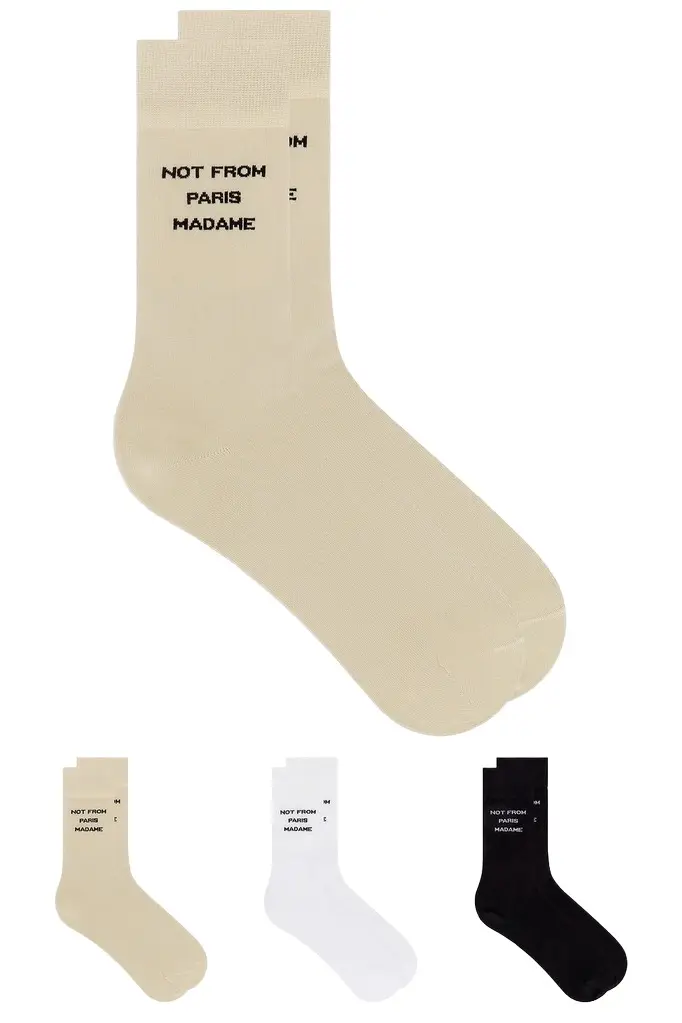 Drôle de Monsieur Slogan Socks