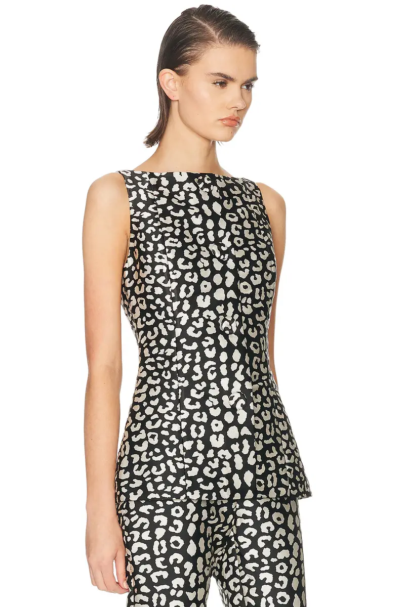 Carolina Herrera Sleeveless Boatneck Top | Thumbnail 2 Carolina Herrera Sleeveless Boatneck Top | Thumbnail 2