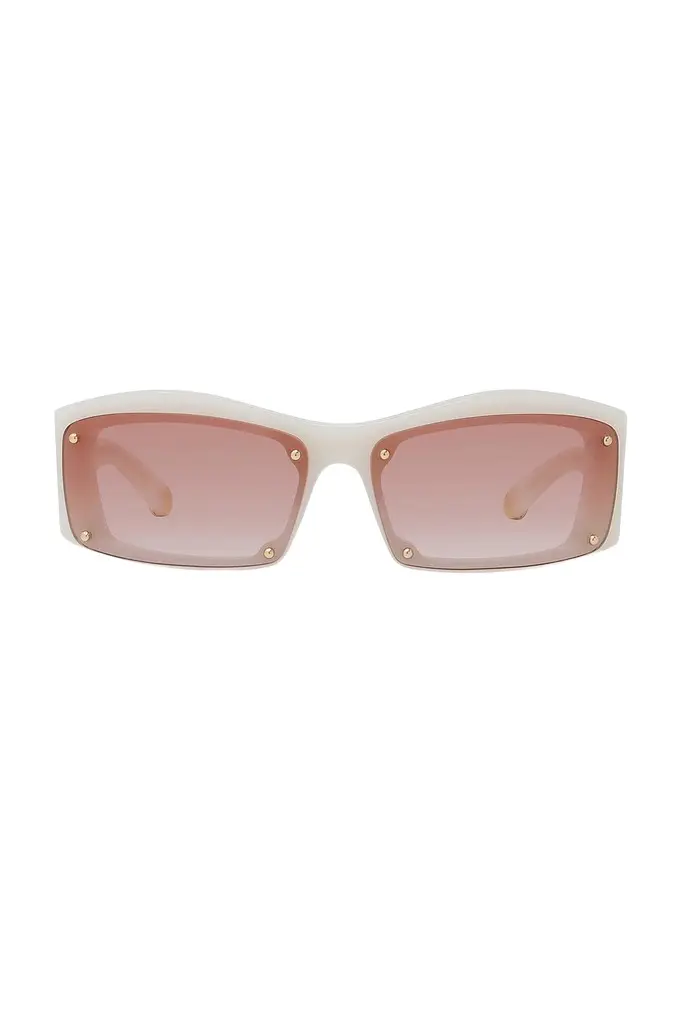 Medallion Rectangular Sunglasses