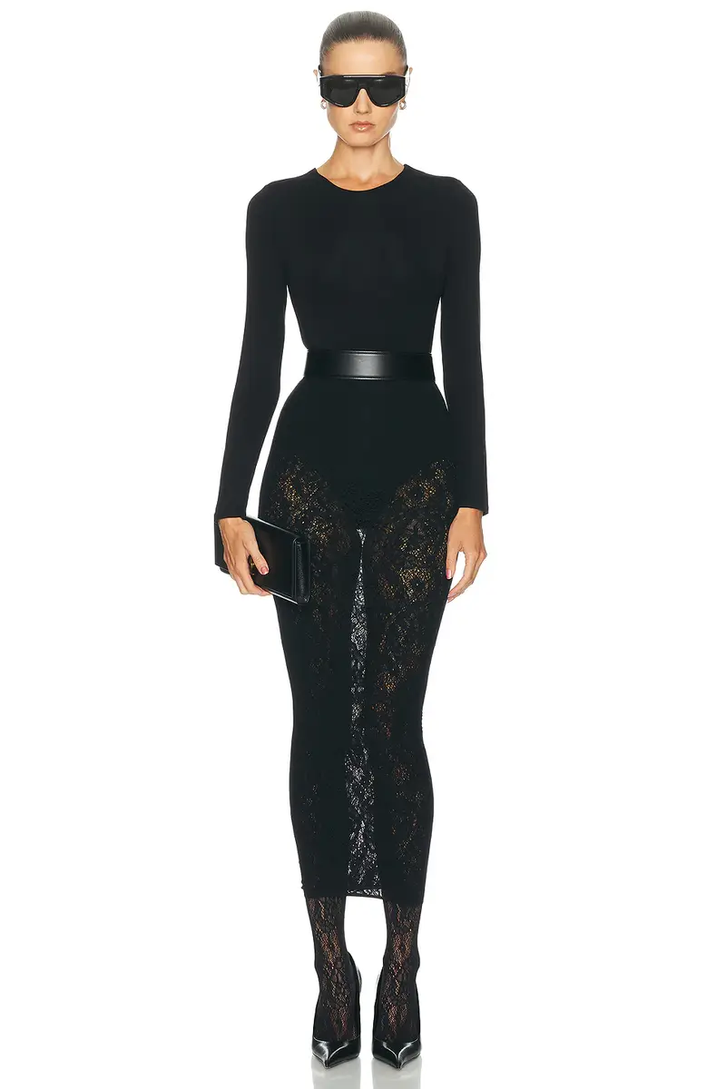 Wolford Infinite Rose Net Tights | Thumbnail 2