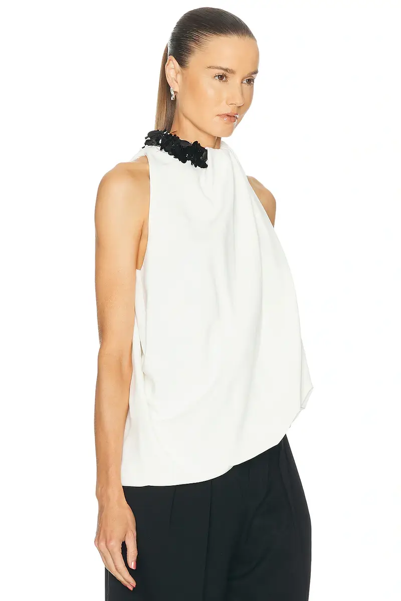 Brandon Maxwell Haze Embroidered Top | Thumbnail 2 Brandon Maxwell Haze Embroidered Top | Thumbnail 2