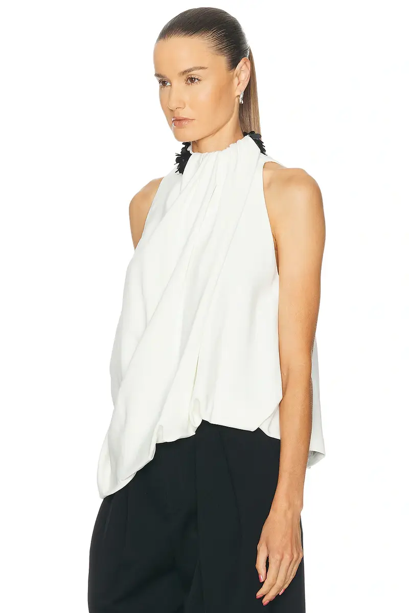 Brandon Maxwell Haze Embroidered Top | Thumbnail 3 Brandon Maxwell Haze Embroidered Top | Thumbnail 3