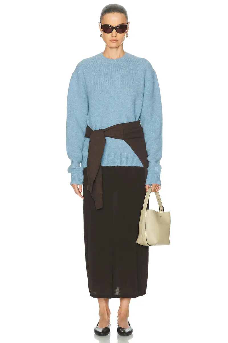 TOTEME Classic Alpaca Crew Knit Sweater | Thumbnail 4 TOTEME Classic Alpaca Crew Knit Sweater | Thumbnail 4