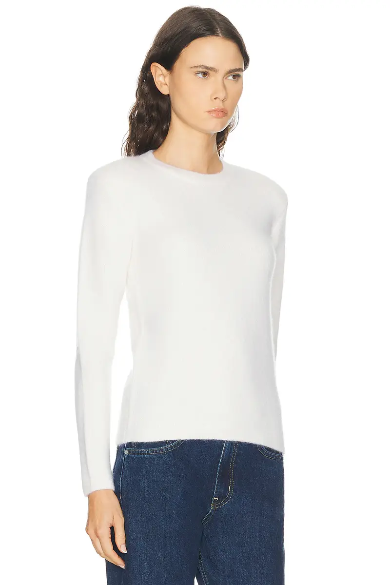 TOTEME Structured Crew Knit Sweater | Thumbnail 2 TOTEME Structured Crew Knit Sweater | Thumbnail 2