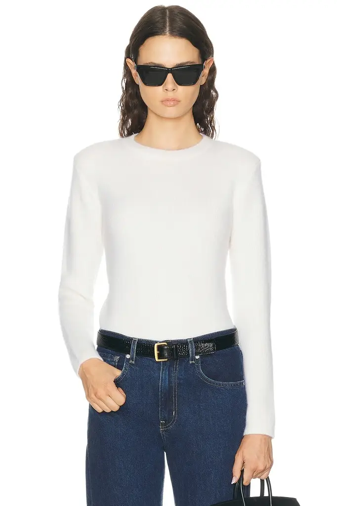 TOTEME Structured Crew Knit Sweater