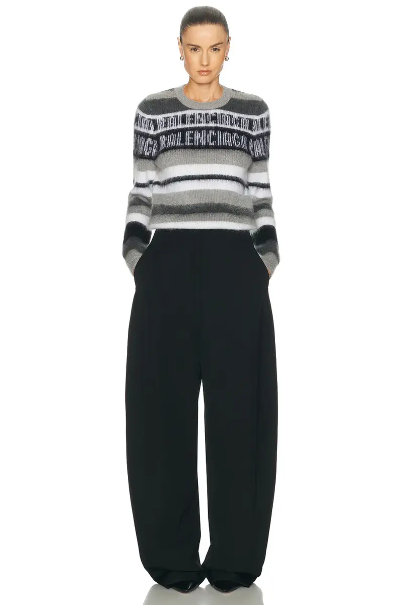 Balenciaga Stripped Crewneck Sweater | Thumbnail 4 Balenciaga Stripped Crewneck Sweater | Thumbnail 4