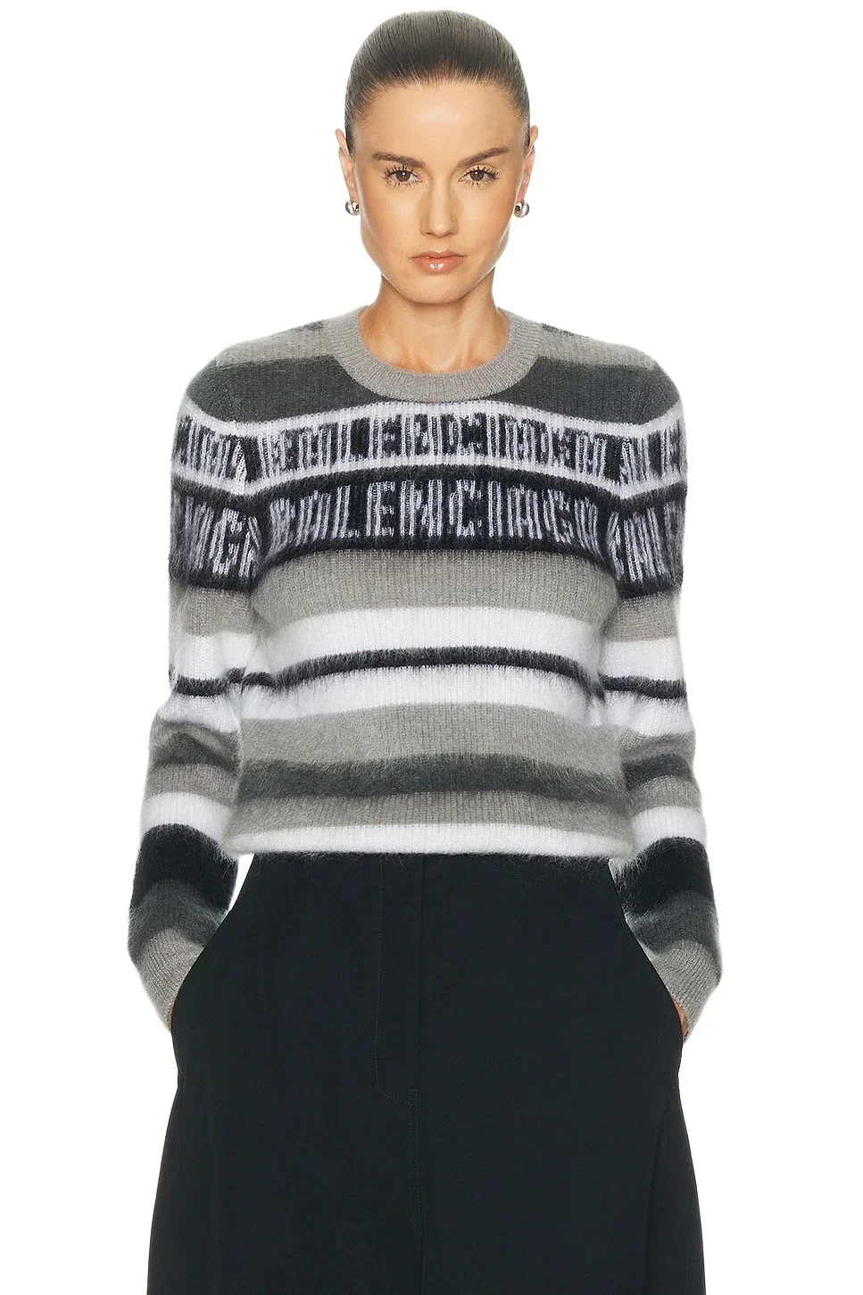 Stripped Crewneck Sweater Stripped Crewneck Sweater