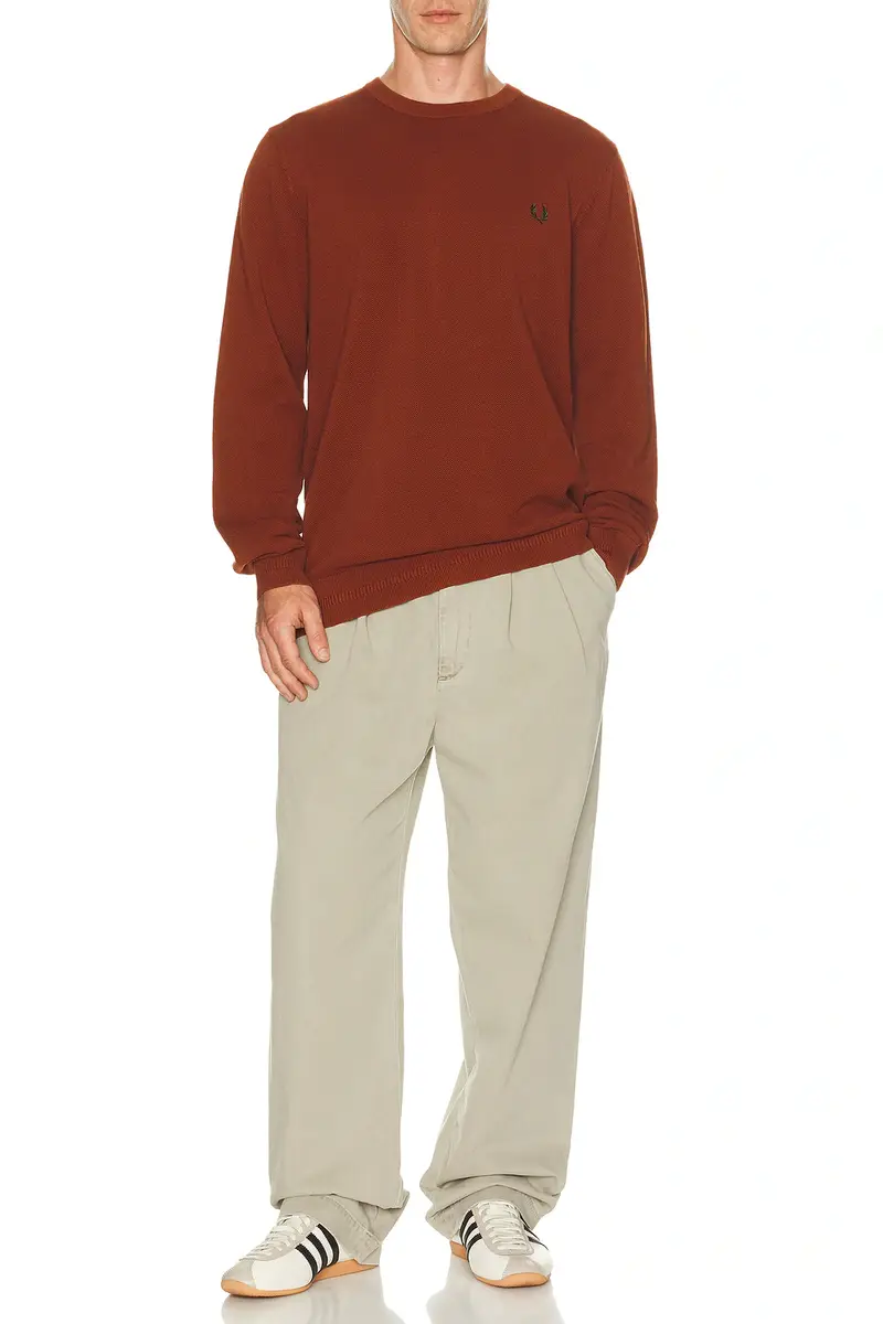 Fred Perry Pique Stitch Jumper | Thumbnail 3 Fred Perry Pique Stitch Jumper | Thumbnail 3