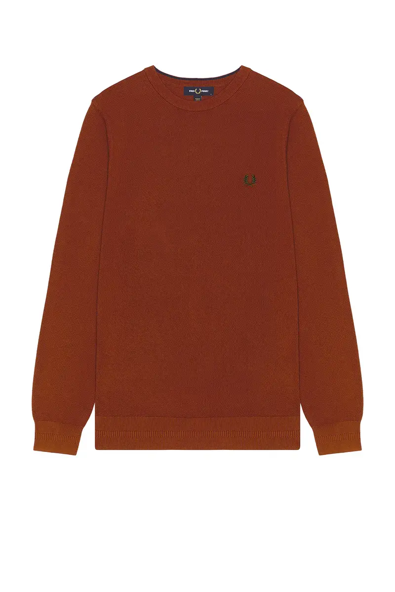 Fred Perry Pique Stitch Jumper | Thumbnail 4 Fred Perry Pique Stitch Jumper | Thumbnail 4